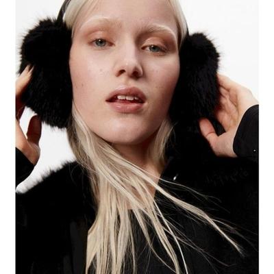 Fluffy Earmuffs Black 1253150002
