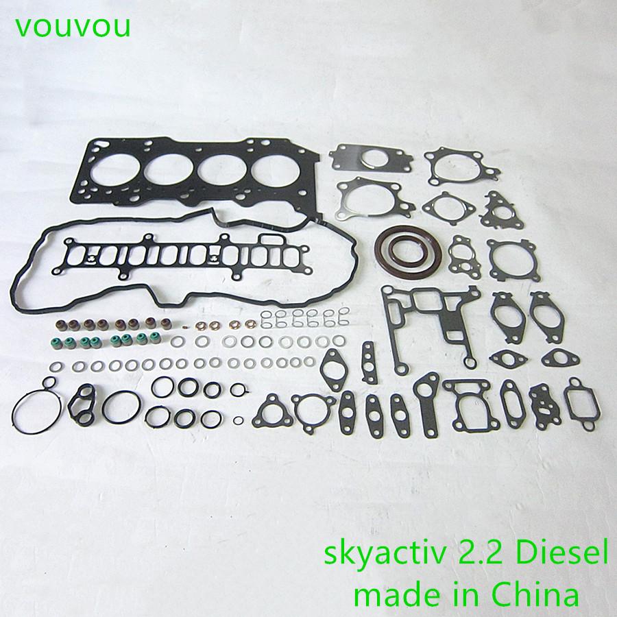 

Car accessories diesel skyactiv engine 8LK1-10-271 cylinder head gasket set for Mazda 3 BM Mazda 6 GJ CX5 2012-2016 KE 2.2 SH Made in China