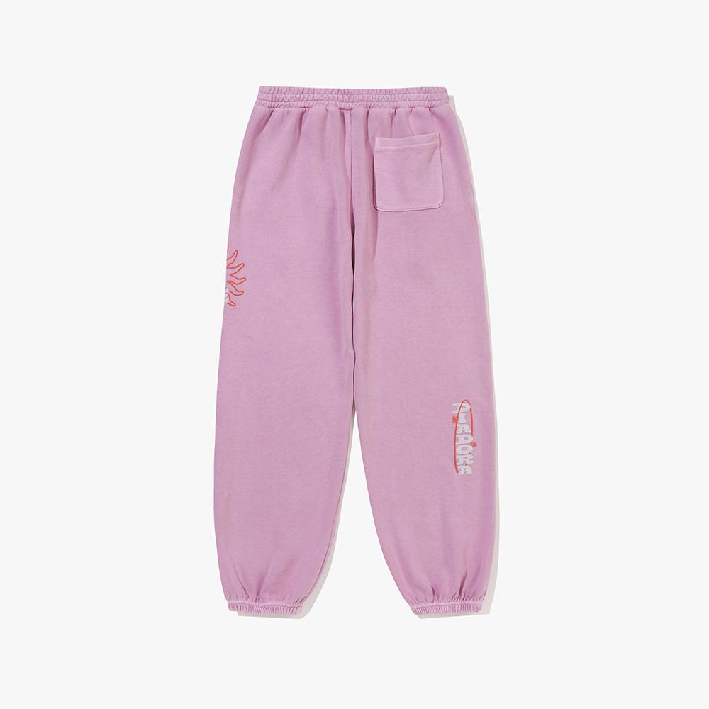 Diadora Heavyweight Washed Wide Sweatpants Violet