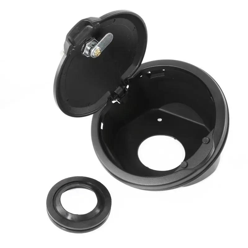 For Jeep JL Fuel Gas Tank Cap Cover Locking Fuel Door with Key for Jeep Wrangler JL 2018-2020 & Unlimited Sport Rubicon Sahara