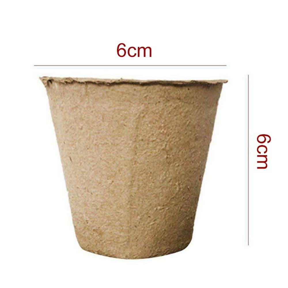 Round Planter Biodegradable Growing Sowing Grow Bag Seedlings Container Nursery Pots Flower Pot