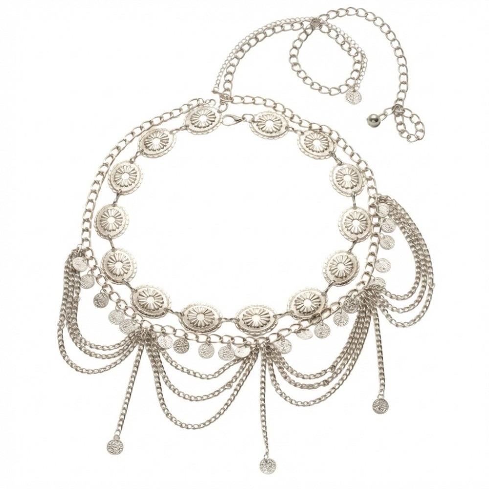Elegant Fringe Belt Tassel Dance Accessories Bohemian Multi Layer Waist Chain Festival