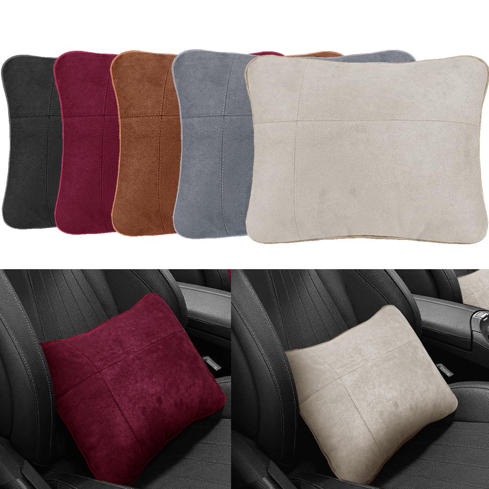 Almohada para reposacabezas 36*29*7,5 cm Color beige café gris