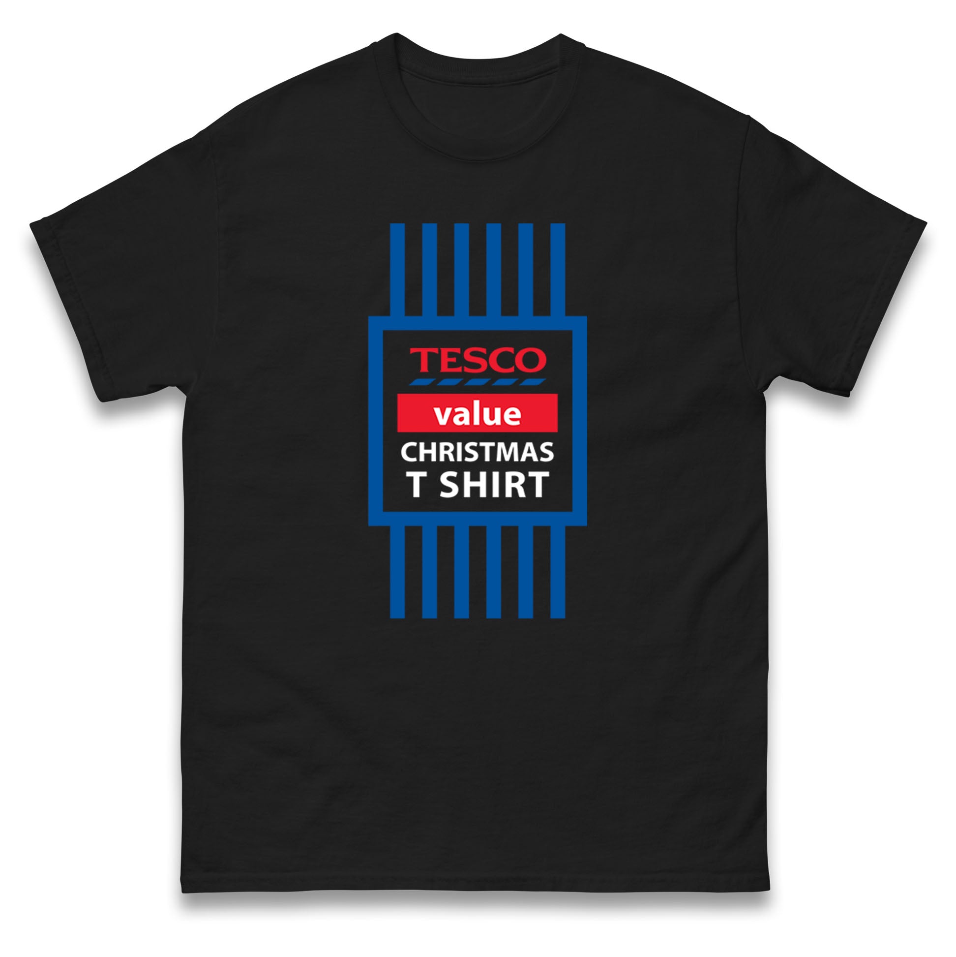 Tesco Value Christmas Mens T Shirt Womens Tops Tees Christmas Top 3XL