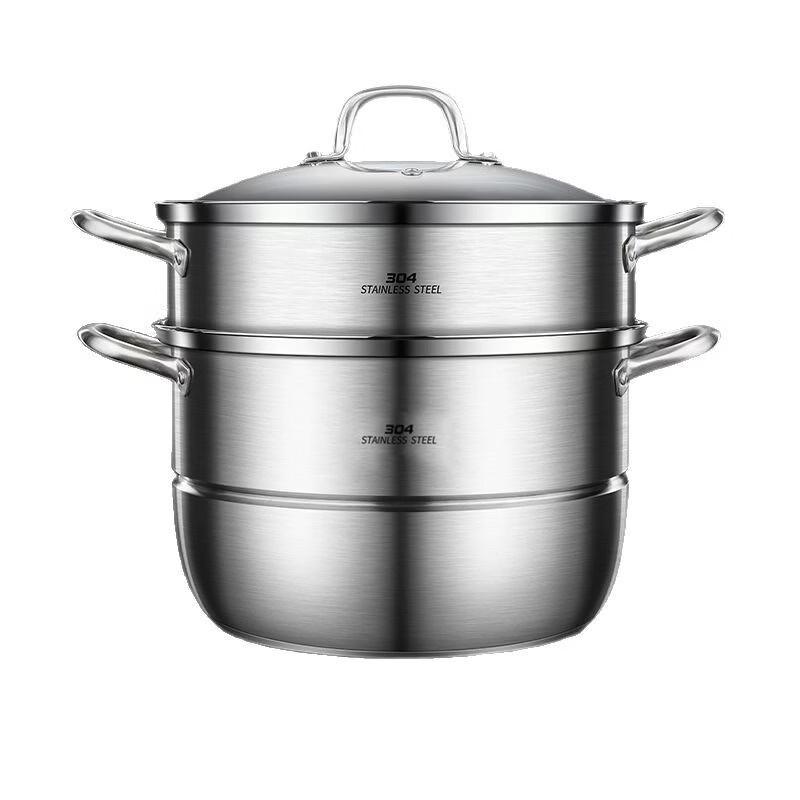Zhi Shi 304 Stainless Steel Steamer with High Arched Lid