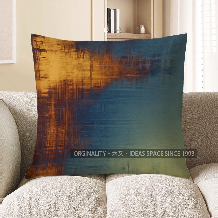 Home Decor Abstract Art Pattern Throw Pillow Cover Pattern Cushion Cover Suitable For Sofa Bedroom Car Pillow Cover