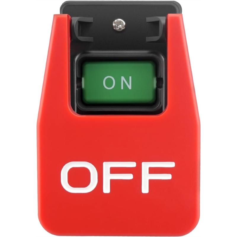 A25F-HY56 For Wood Saw Machine Table Saw Switch 120V/230V Dual Voltage Paddle Switch, Fast Power Off Power Tools