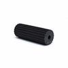 Mini rouleau de massage cranté flow - blackroll - noir - 15x6 cm