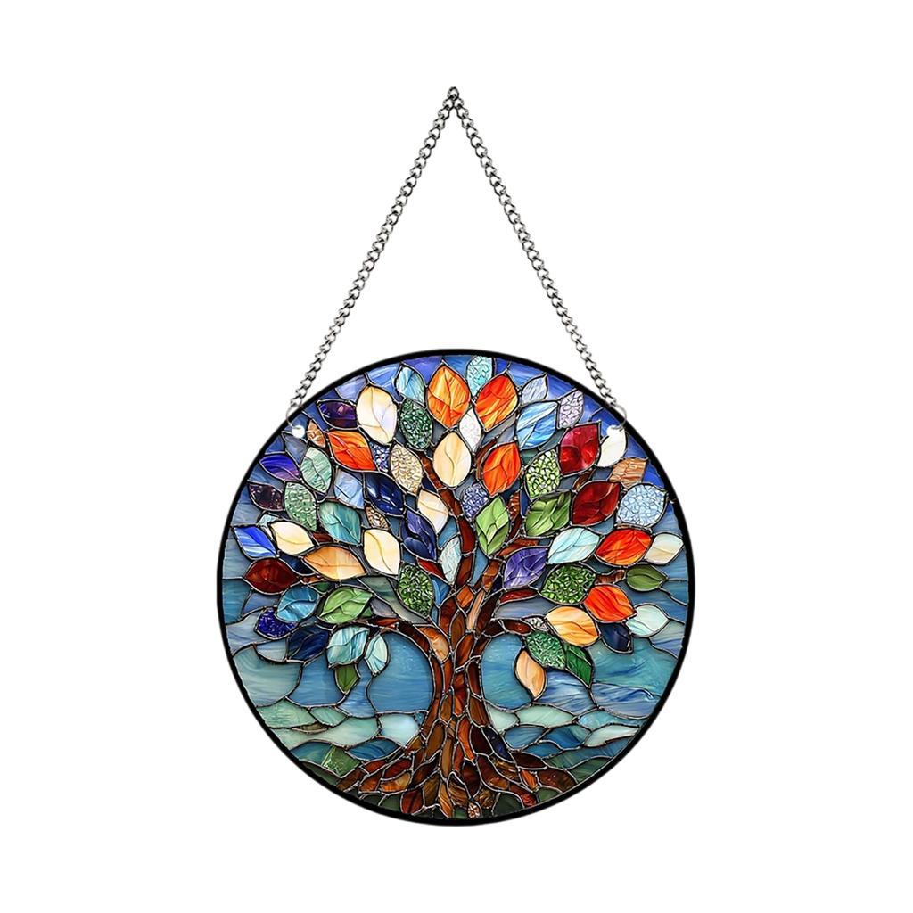 Wieniec z kwiatów Płaski akrylowy wisiorek 2D na drzwi i okno ogrodowe, Rekwizyt do dekoracji świątecznych