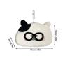 New Glasses Kitten Pencil Case Cartoon Puppy Stationery Box Large Capacity Coin Purse