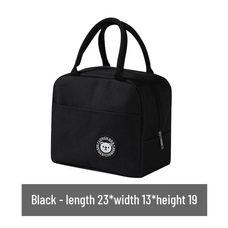 Large Capacity Insulated Lunch Bag with Thickened Aluminum Foil for Office or School