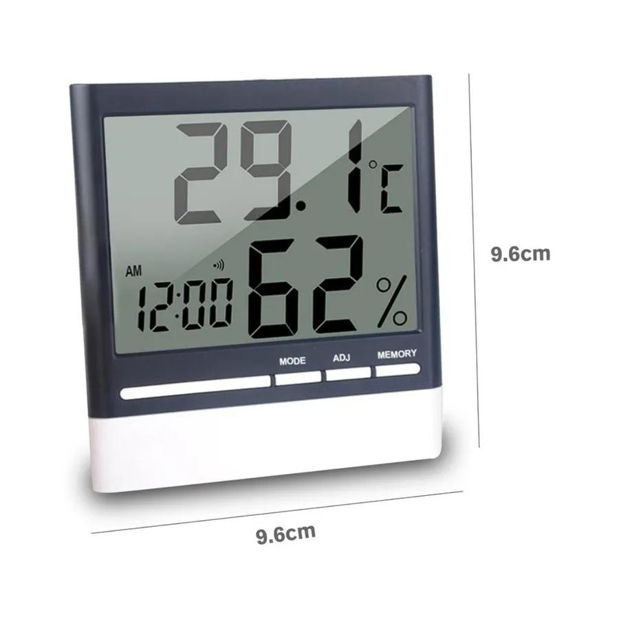 Home Weather Station, Room Thermometer, Hygrometer, Alarm Clock, Home Thermometer, Weather Station, Table Clock