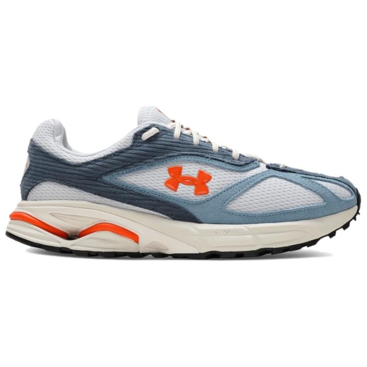 Under Armour HOVR Apparition Cord Comfortable Lightweight Rebound Lifestyle Shoes Unisex Sneaker Gray Blue 6010420-014