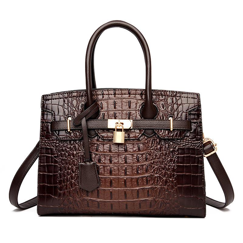 Crocodile pattern women`s bags, direct supply
