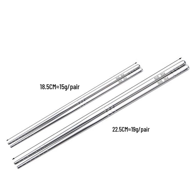 Abay 304 Stainless Steel Chopsticks Set