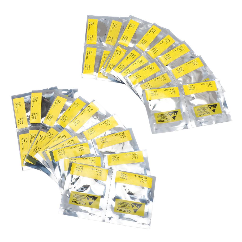 1900PCS O Ring Watch Back Gasket Rubber Washers Set 0.5mm and 0.6mm Thickness 38 Sizes Watch Gaskets Kit Replacement O