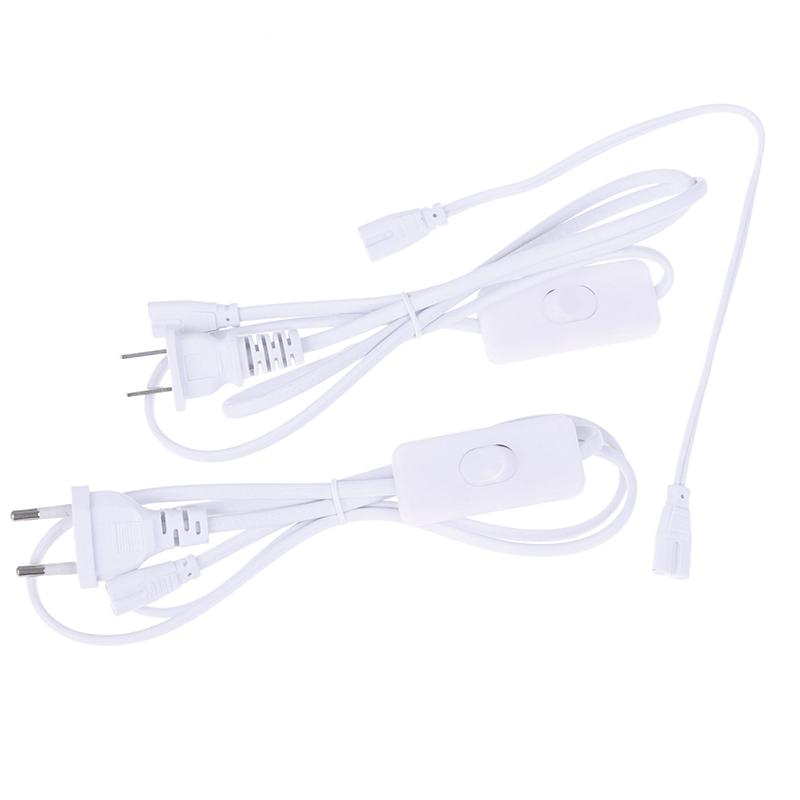 Tube T5 Us /Eu Plug Switch Cable 1.2M Power Adapter 110V 220V 230V Lighting Accessory 30Cm Connection Wire For Led Lamp