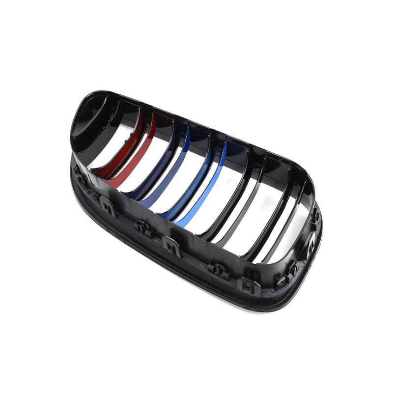 Grile pentru bara de protecție față de mașină Grilă de curse pentru rinichi pentru BMW Seria 6 F06 F12 F13 2012-2017 Grilă de schimb cu șipcă dublă