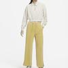 Nike Sportswear Solid Color Wide Leg Corduroy Split Casual Pants Women Pants Yellow DQ5922-720