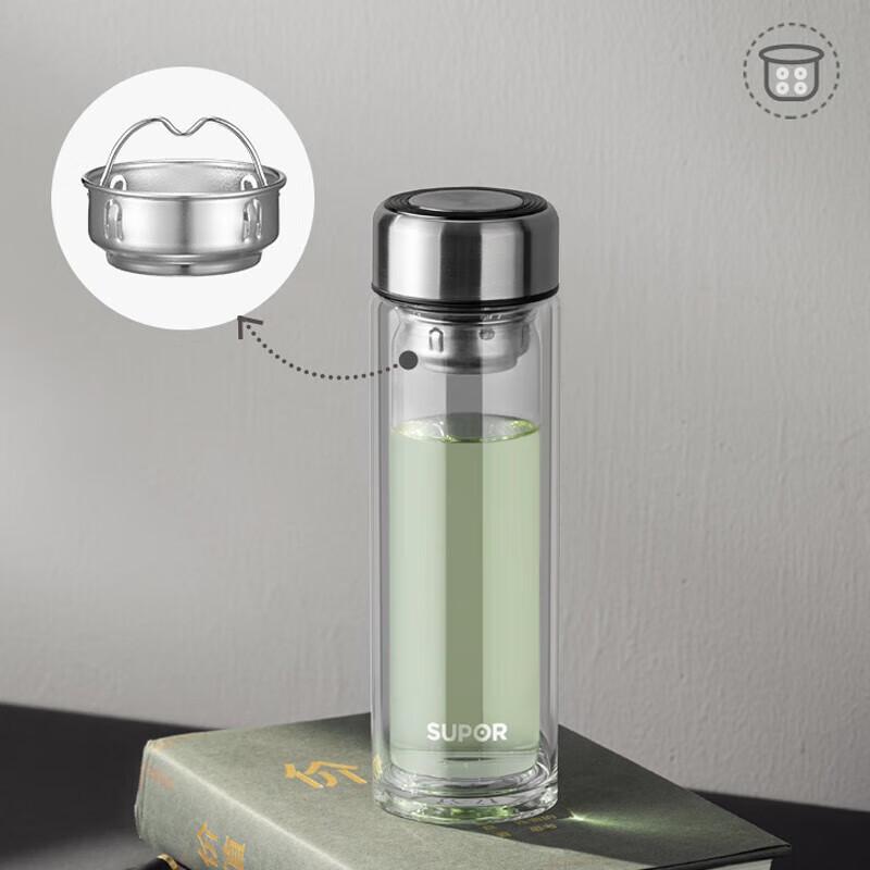 SUPOR Glass Insulated Cup