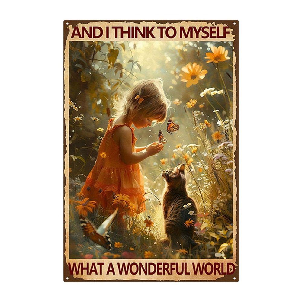 Metal Poster Chicken Easter Eggs Kitchen Decor 20x30cm