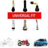 Hisport Hex 016 Black 4pcs Universal Car Tire Valve Stem Caps Air Cover Fit Mazda Accessories