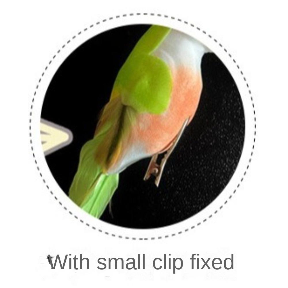 6 STÜCKE Bunte Künstliche Vogelstatue Weihnachtsmodell Vögel Simulation Vögel Für Hochzeit Weihnachten Zuhause