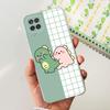 Für Samsung Galaxy A22 Hülle A22 A42 5G Niedliche Bemalte Abdeckung Klare Silikon-Handyhülle Für Samsung A22 A 22 Galaxy A42 5G Weiche Taschen