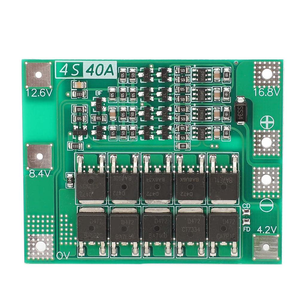4 String Li ion Protection Board 40A DC 16.8V Lithium Battery Protection Module Enhance Version