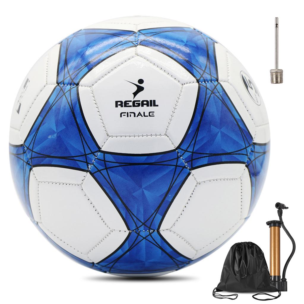Pallone da Calcio Pallavolo in Tessuto 40 cm con Pompa Aria Palla per Bambini
