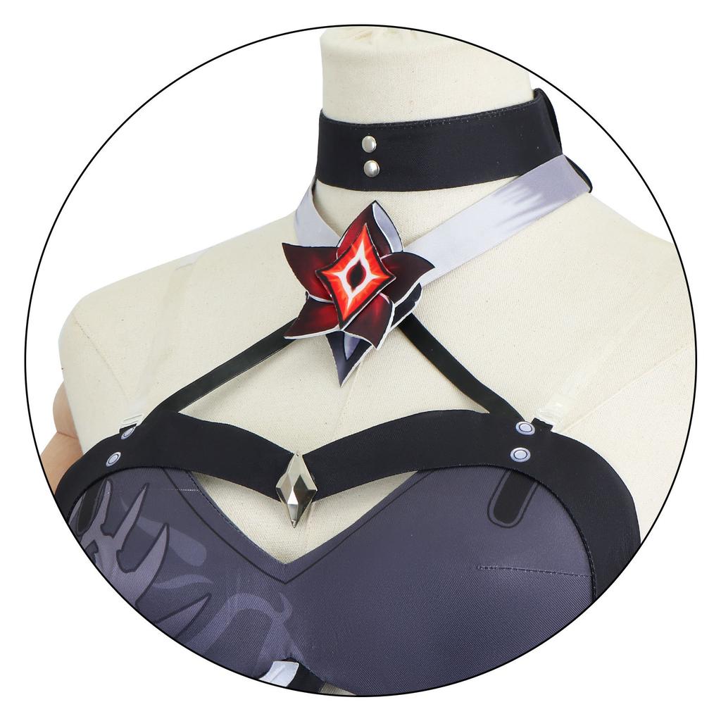 Collapse Star Dome Railway Huangquan cos Clothing Collapse Star Dome Railway Red Huangquan Two Forms cos Game Clothing