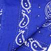 kakatrend Bandana Blue Paisley Adult 100% Cotton Stylish Handkerchief Bandana Cotton Men's Unisex Large 55cm x 55cm