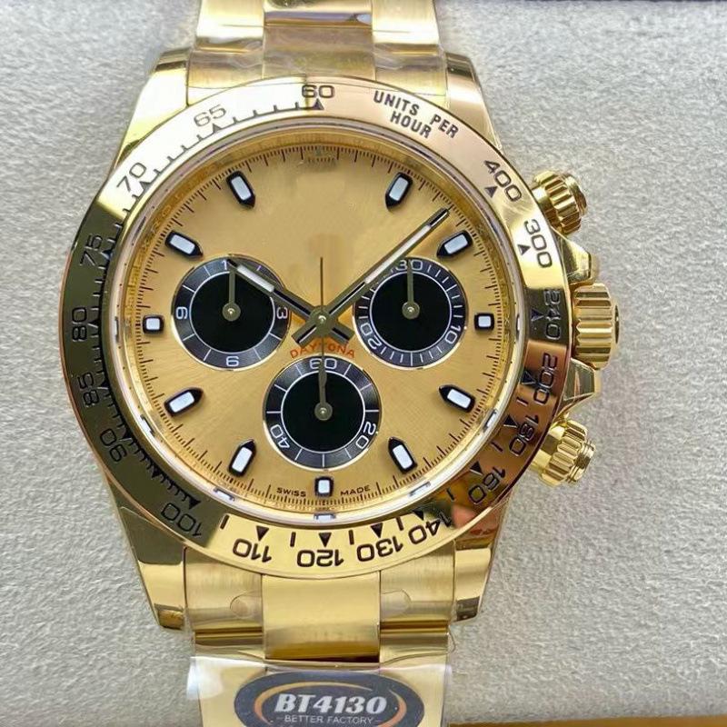 Laojia Daytona Multifunctional Men's Mechanical Watch with Three Dials and Six Hands