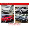 For VW GOL G5 G6 2009-2016 Fox Suran Cross Chrome Door Handle Covers Trim Set Car Accessories Car Styling Voyage Saveiro 2012