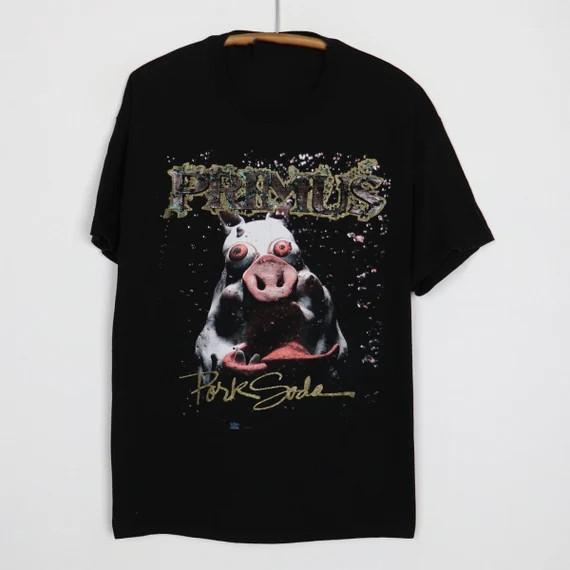 Pork Soda Album Primus Band Black Size S To 4XL Single-sided Shirt Unisex T-Shirt M