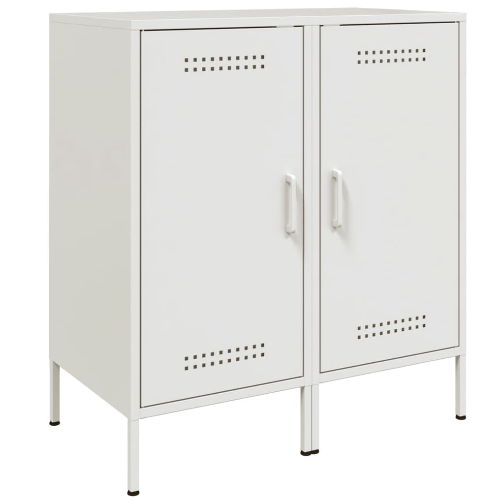 Sideboards 2 pcs White 36 x 39 x 79 cm Steel