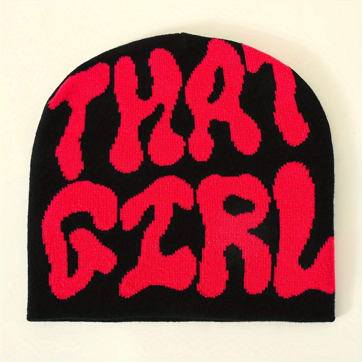 

Hot selling knitted hat for men and women, warm ear protection, jacquard American style popular hat, hip hop hat, letter cold ha