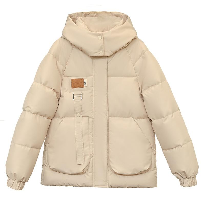 Plus Size Women's Down Padded Jacket, Women's Autumn and Winter Bread Jacket, Small Loose Padded Jacket
