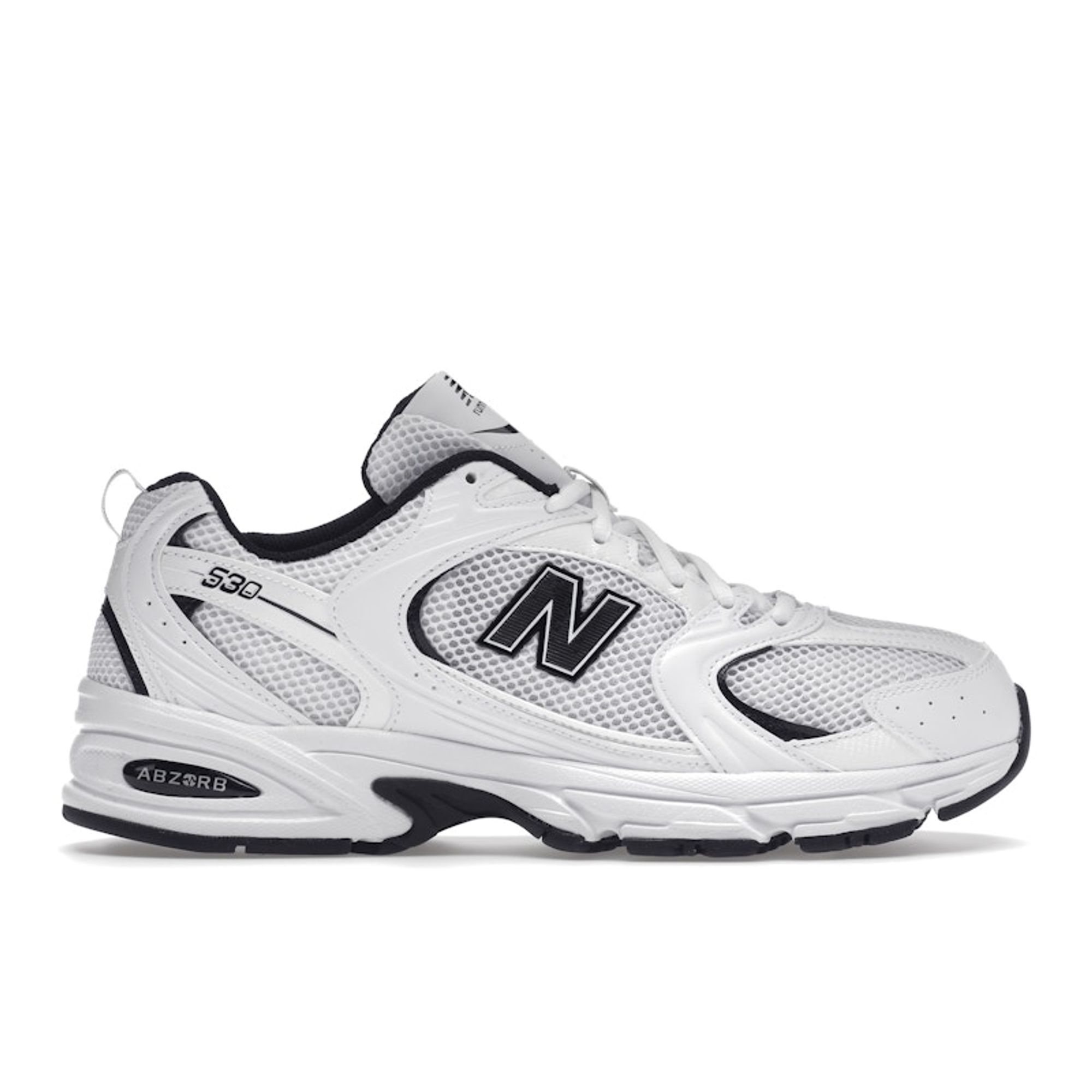 

Кроссовки унисекс New Balance 530 White Black Munsell-White MR530EWB