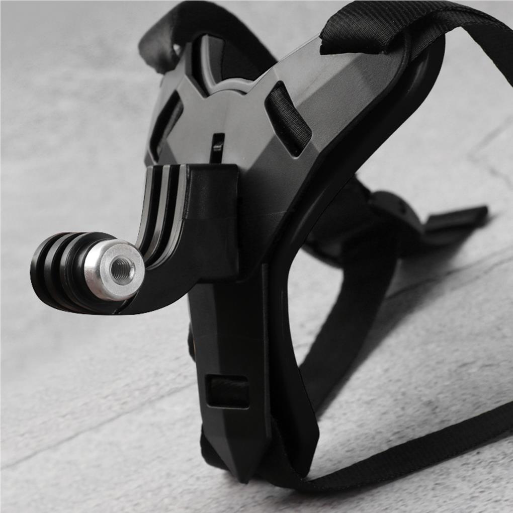 Motorcycle Chin Bracket Wear-resistant Shockproof Camera Holders Adjustable Lightweight Mount Holder Adults Supplies