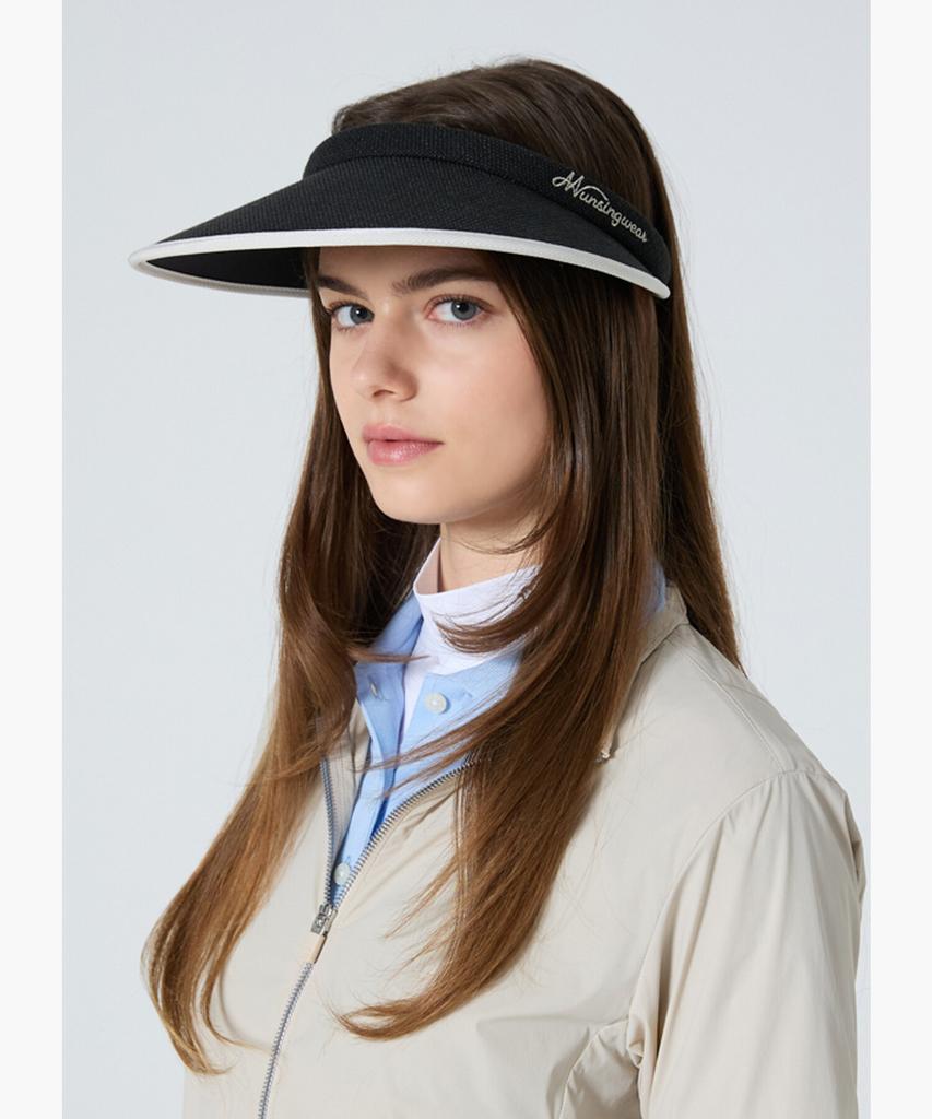 Meonsingweeo Women'S Clip Visor Black Mr122Lcp33