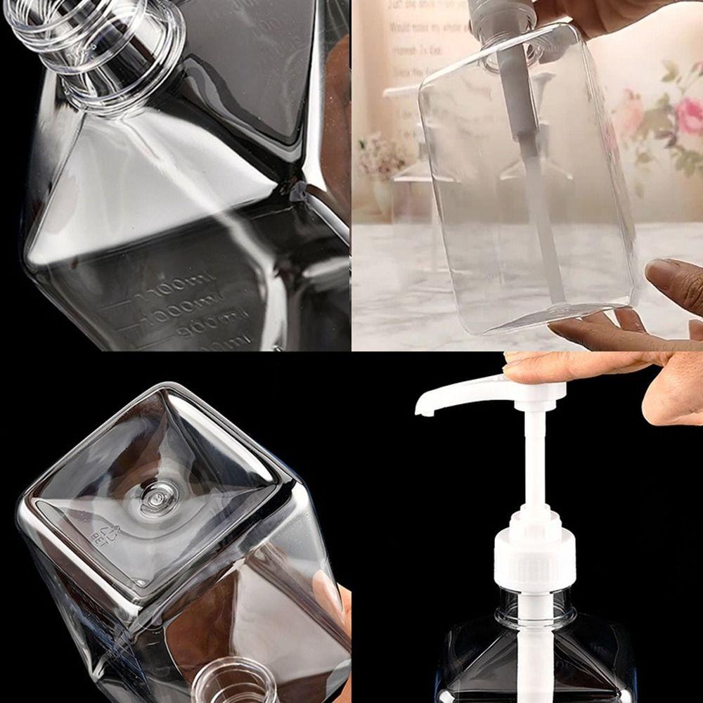 Large Capacity Syrup Drip Dispenser with Scale Lotion Dispensing Bottle Coffee Syrup Press Bottle