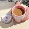 with Lid Collapsible Cups with Lid Silicone Portable Travel Tumbler Folding Coffee Cup  Dining