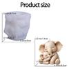Hugging Elephant Epoxy Resin Silicone Mold For Candle Handmade Soap Food Safe Handmade Crafting Accessories