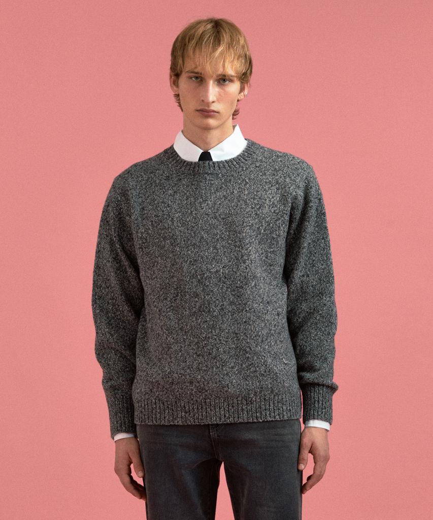 PLAC Rws Wool Round Neck Knit Charcoal