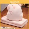 Capybara Plush Cartoon Toy Pillow Blanket Combo Convenient Multi Functional Doll