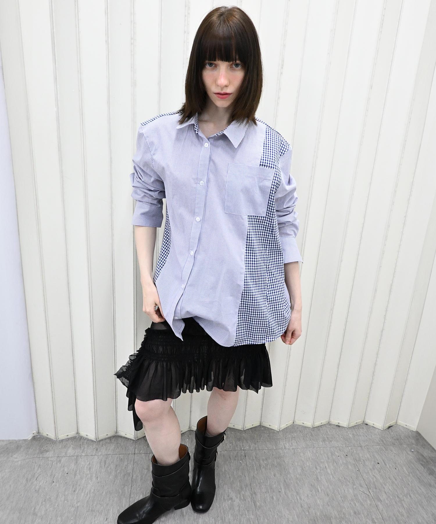 Ssak Sage Shirt Blue Check Blue/Free