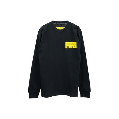 ISPA Series Comfort Casual Sports Long Sleeve T-Shirt Men Tops Black CW7328-010