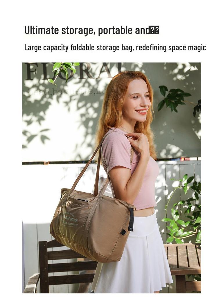 Foldable Lightweight Large-Capacity Travel Handbag for Camping, Business & Maternity
