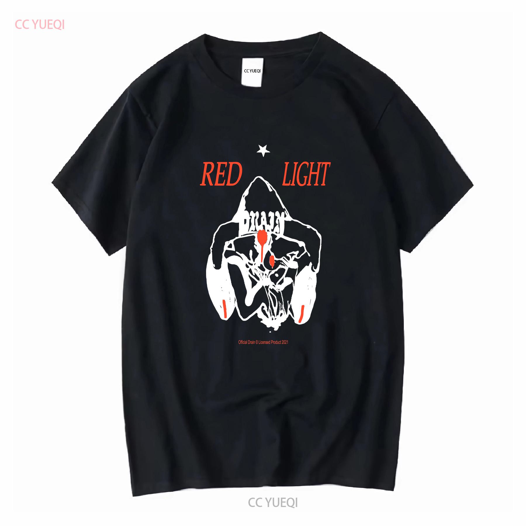 

Drain Gang Bladee Red Light T shirt Music Band HL7565 vintage Washed Unisex Stylish Breathable designer clothes Soft Stretched 4XL